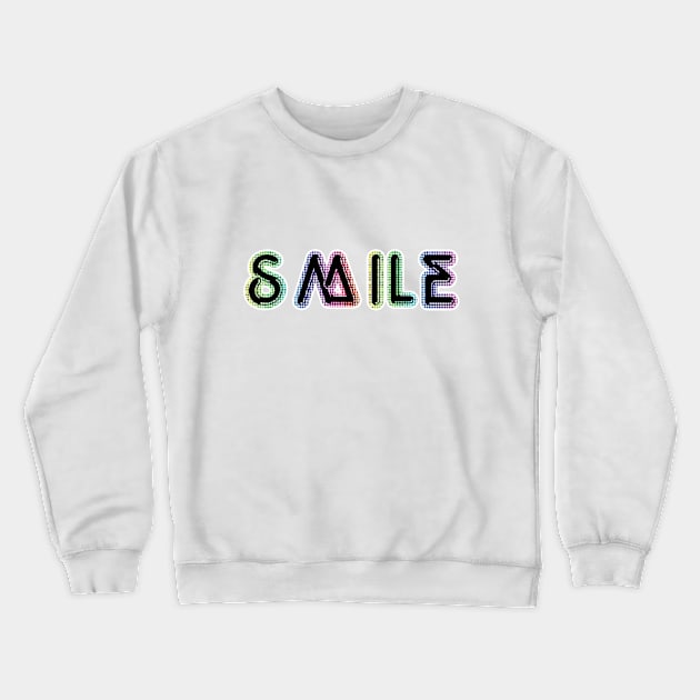 '80 Disco smile Crewneck Sweatshirt by zozo-shop